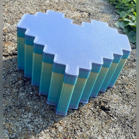 3D Printed Frustration Heart Jewelry Box Valentines Gift - Picture 6 of 11